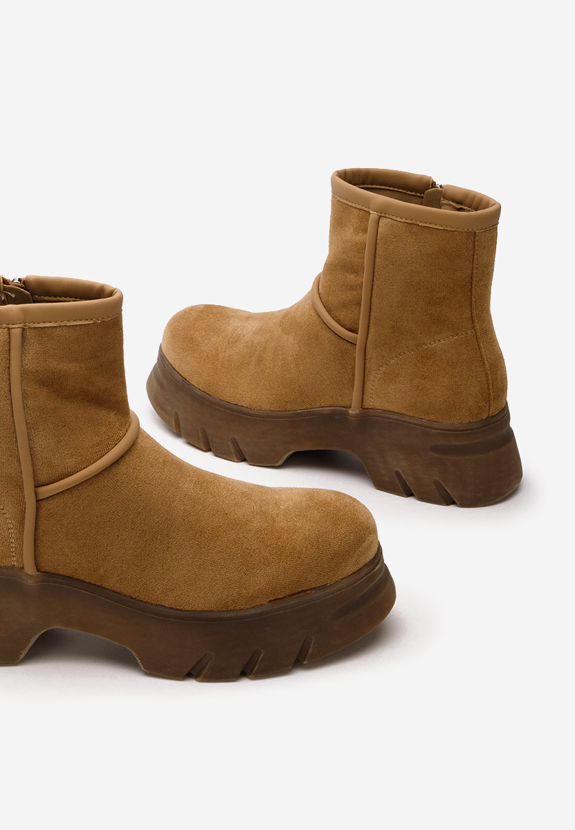 Hnedé dámské kotníková obuv Garonna