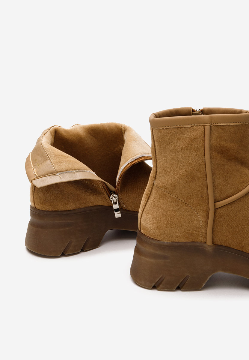 Hnedé dámské kotníková obuv Garonna