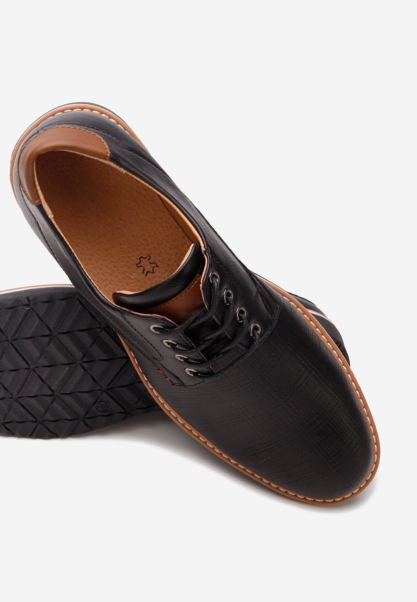 Černé pánské polobotky Steffen