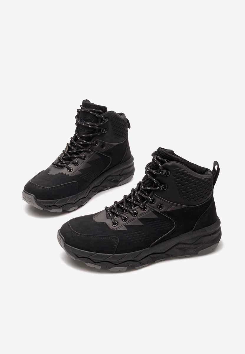 Černé pánské kotníkové boty Ricoh