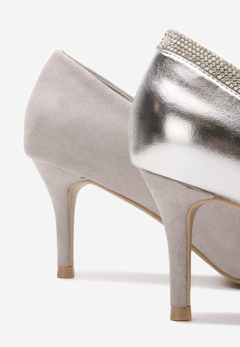 Stribrné lodičky do špičky Hassie