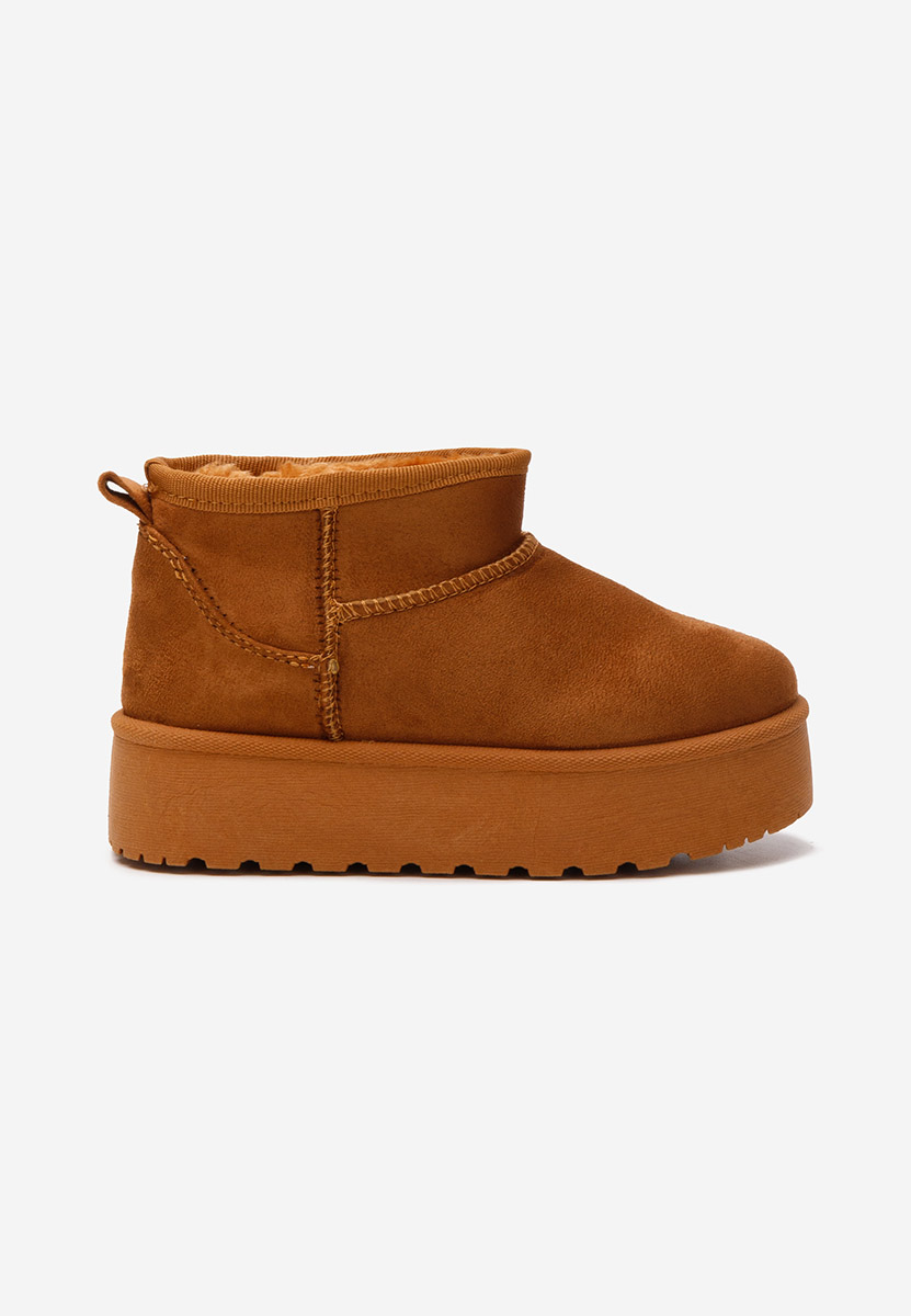 Camelové dívčí kozačky Adeka