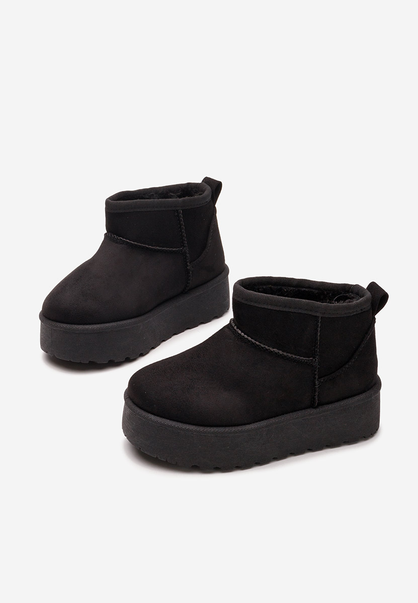 Černé dívčí kozačky Adeka