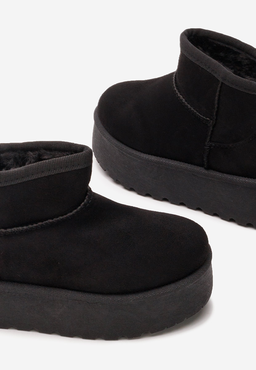 Černé dívčí kozačky Adeka