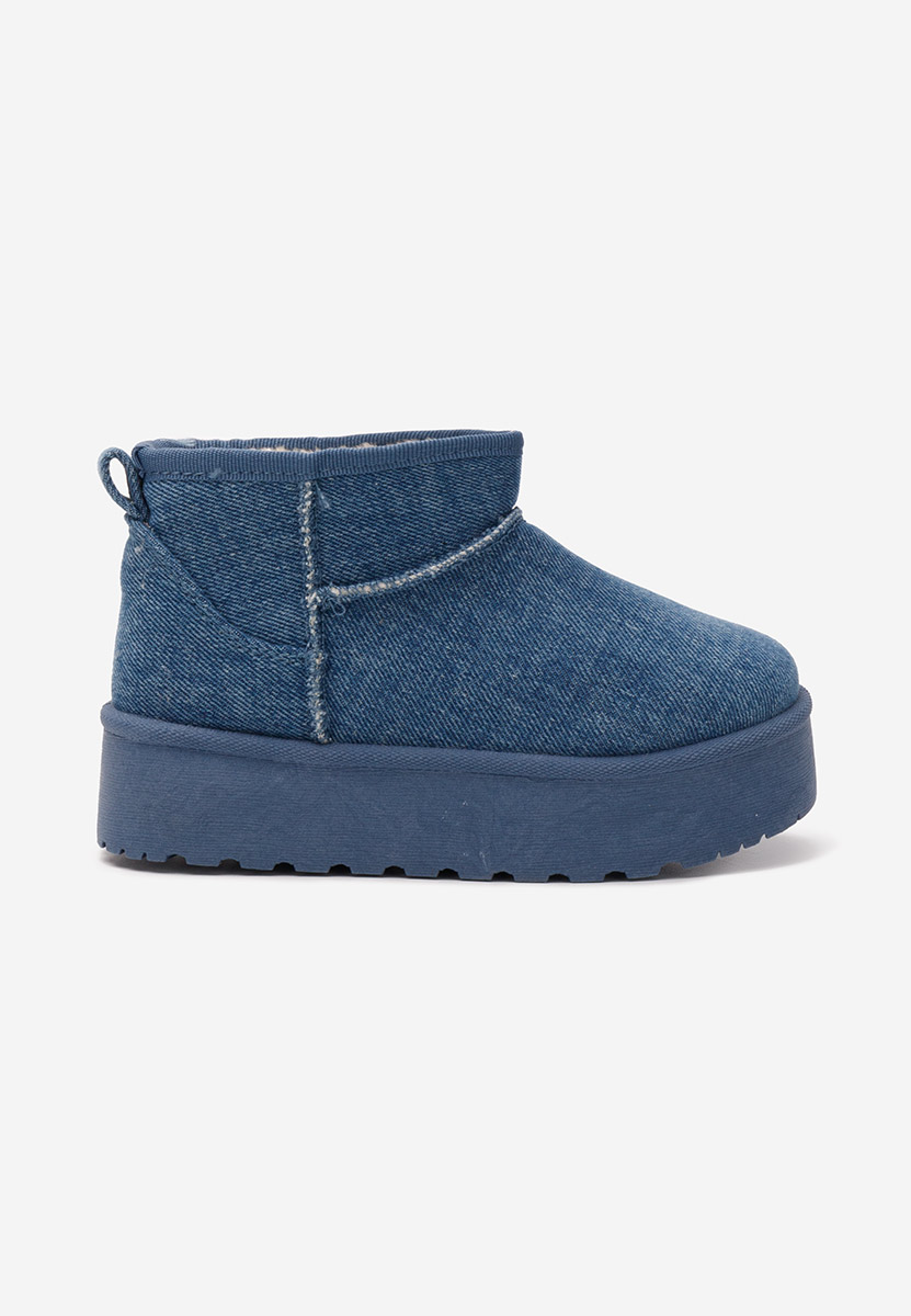 Denim dívčí kozačky Adeka