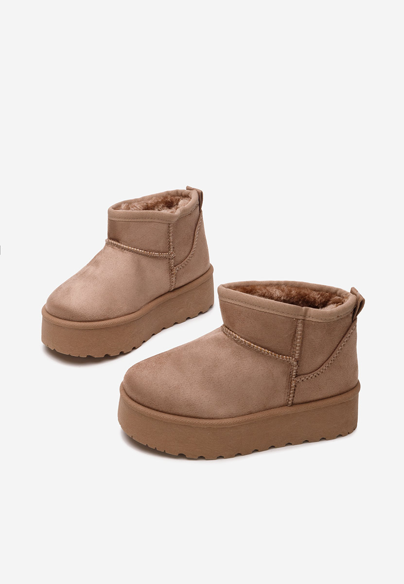 Khaki dívčí kozačky Adeka