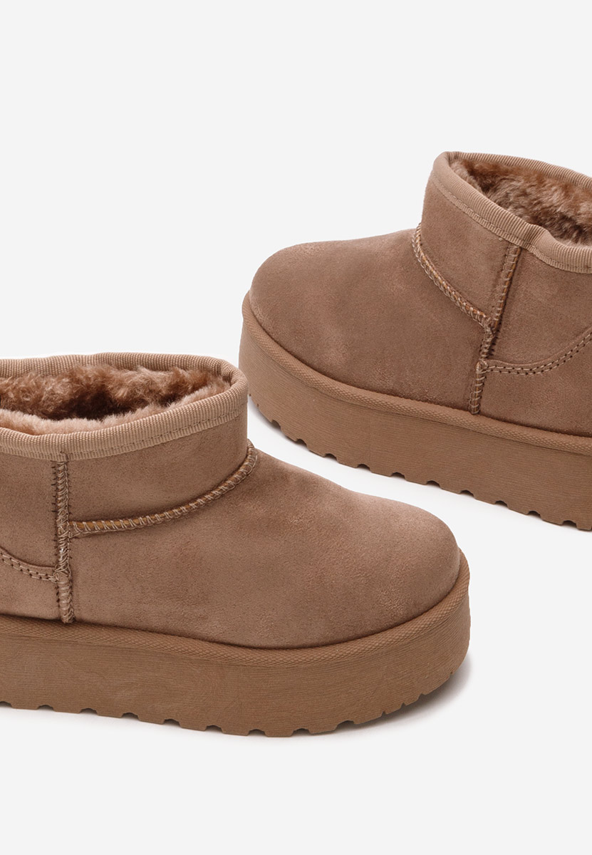 Khaki dívčí kozačky Adeka