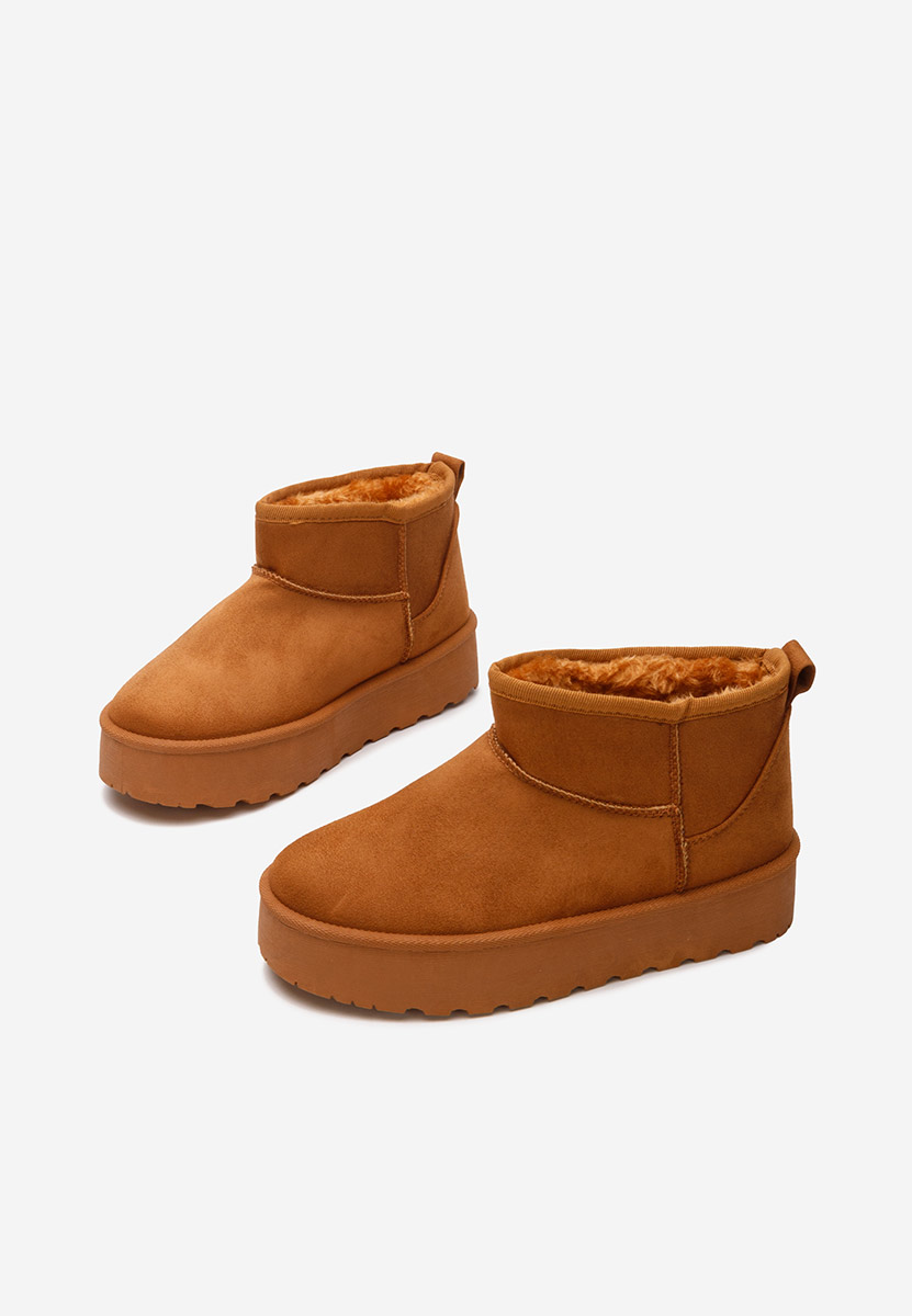 Camelové dívčí kozačky Adeka V2