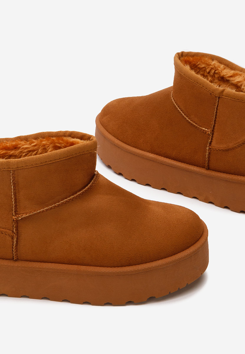 Camelové dívčí kozačky Adeka V2