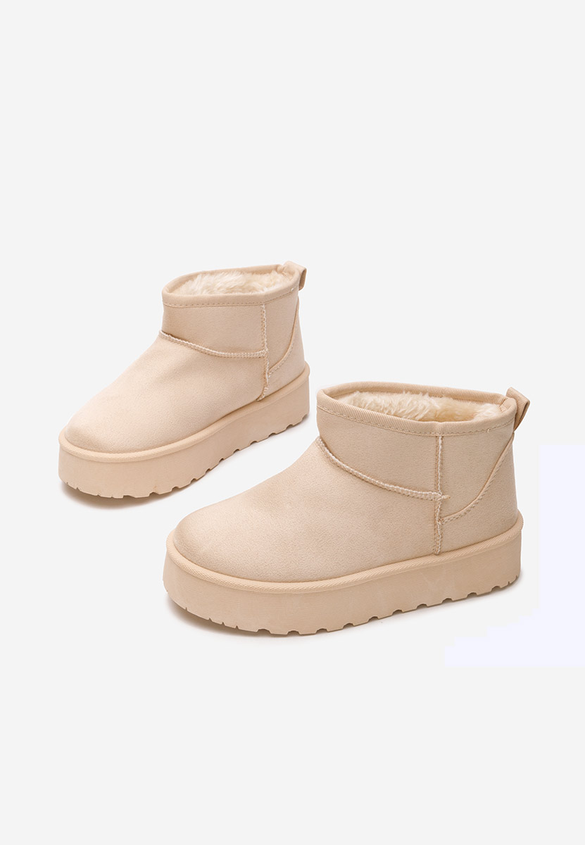 Béžové dívčí kozačky Adeka V2