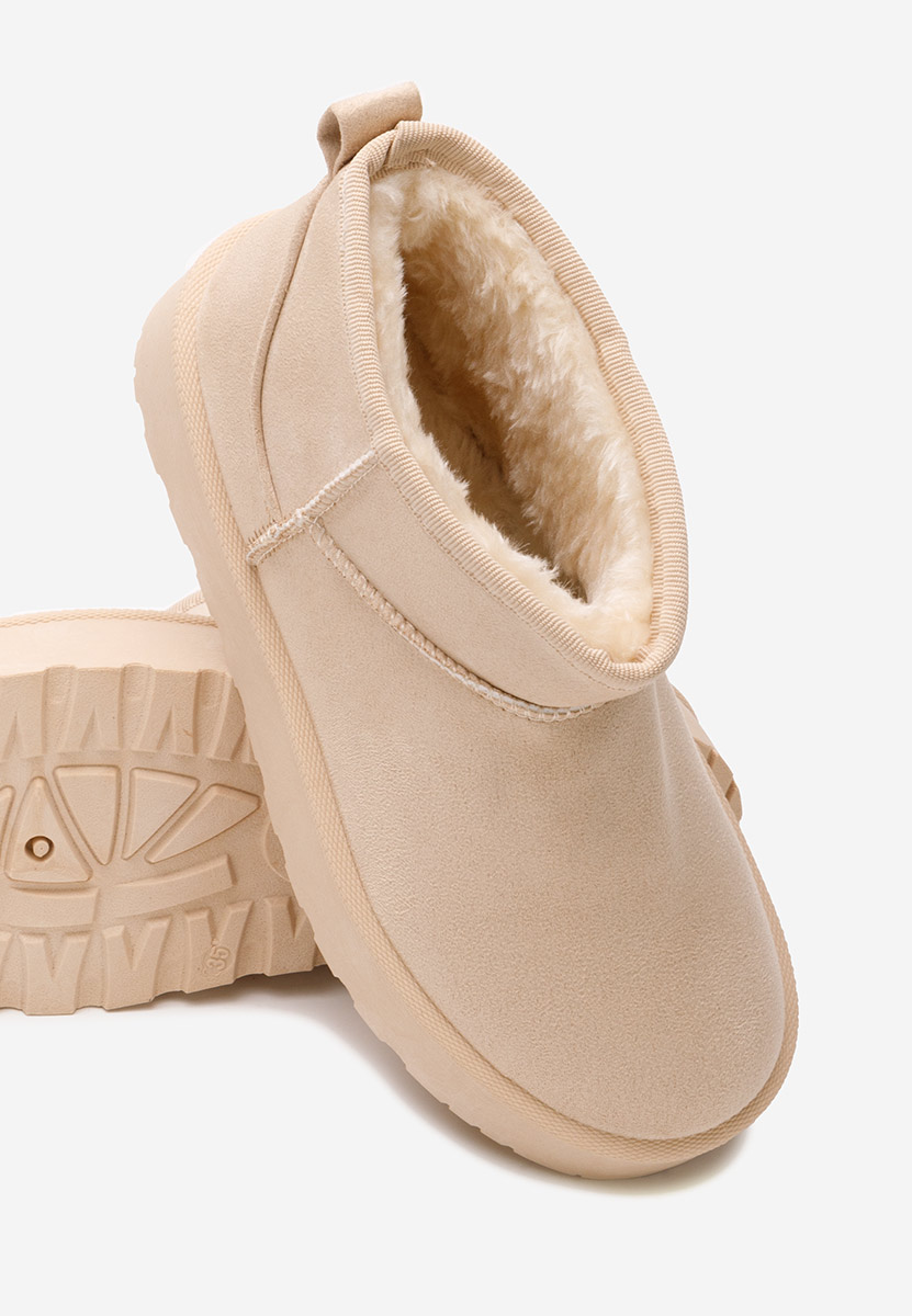 Béžové dívčí kozačky Adeka V2