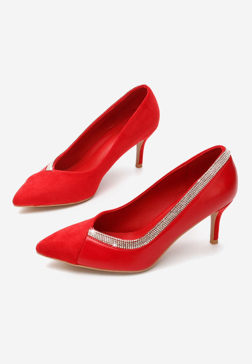 Červené lodičky do špičky Hassie