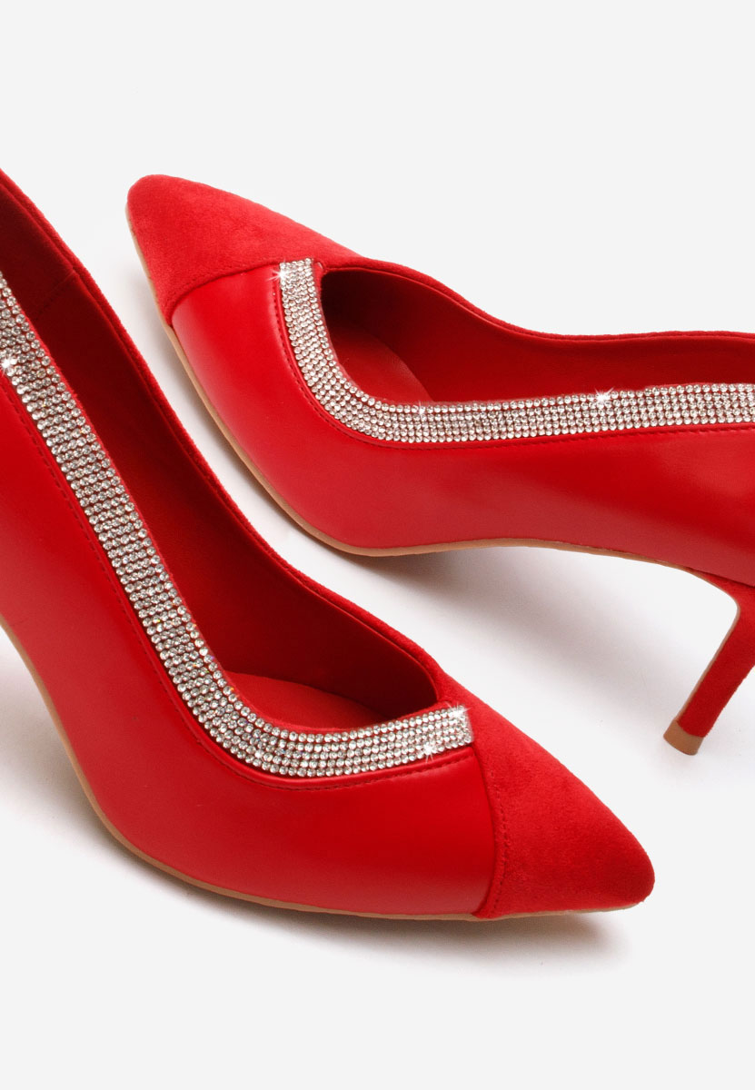 Červené lodičky do špičky Hassie