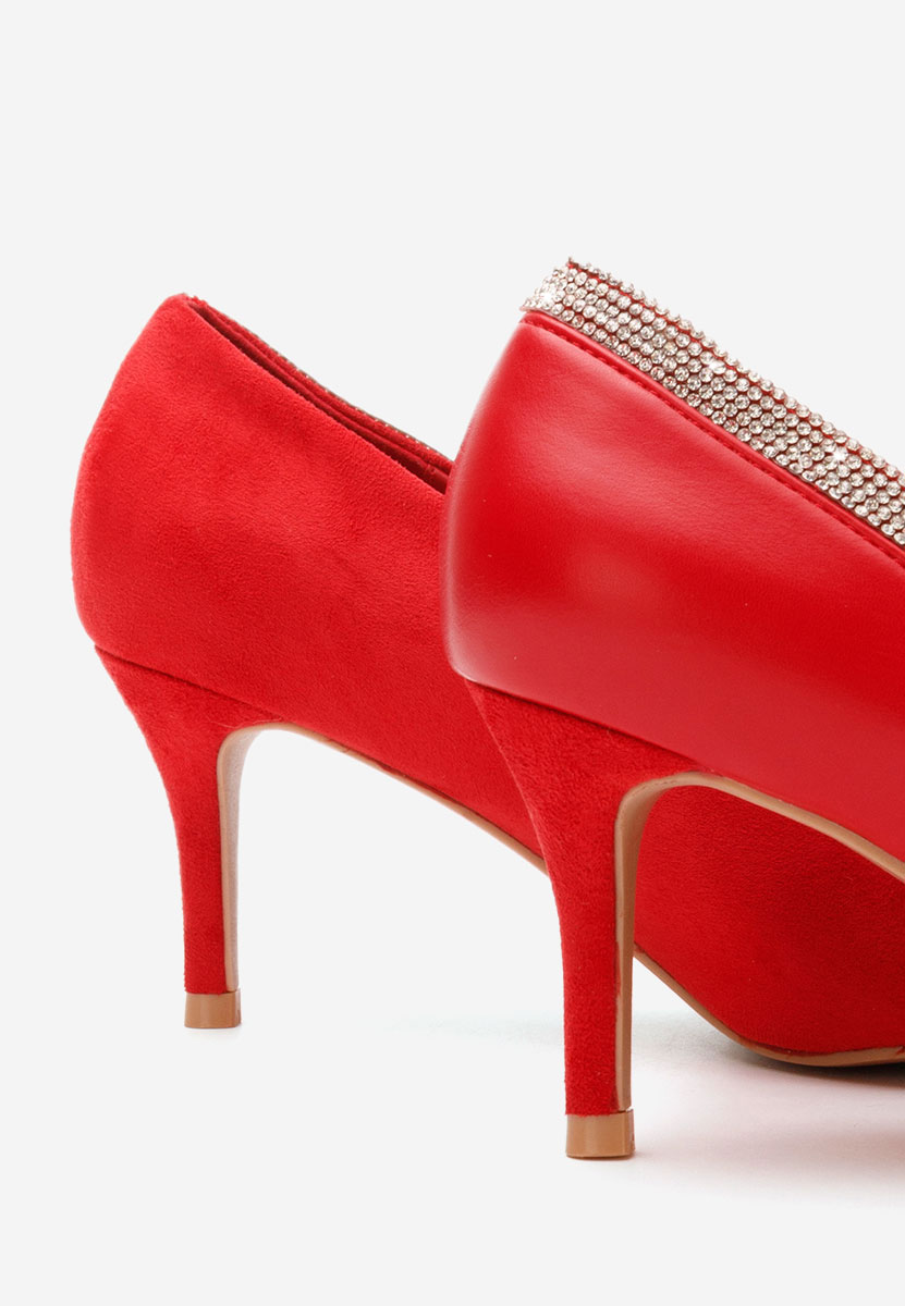 Červené lodičky do špičky Hassie