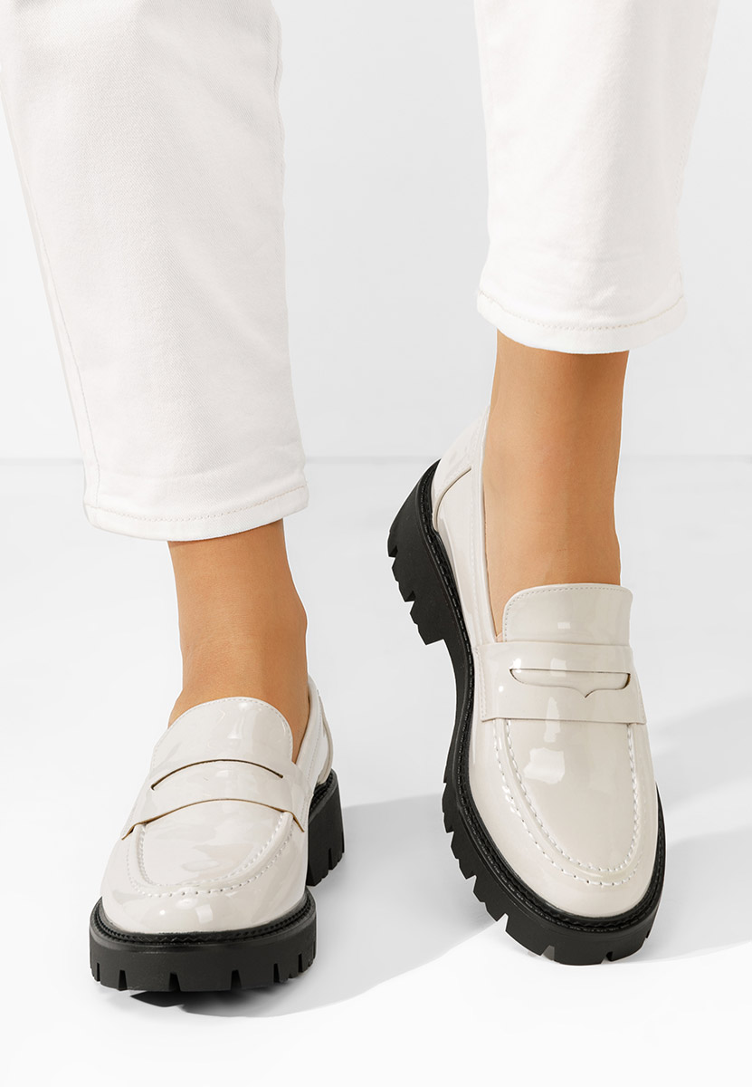 Béžové mokasíny dámské Zampa ne