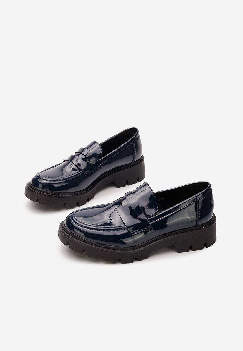 Tmavě modré mokasíny dámské Zampa