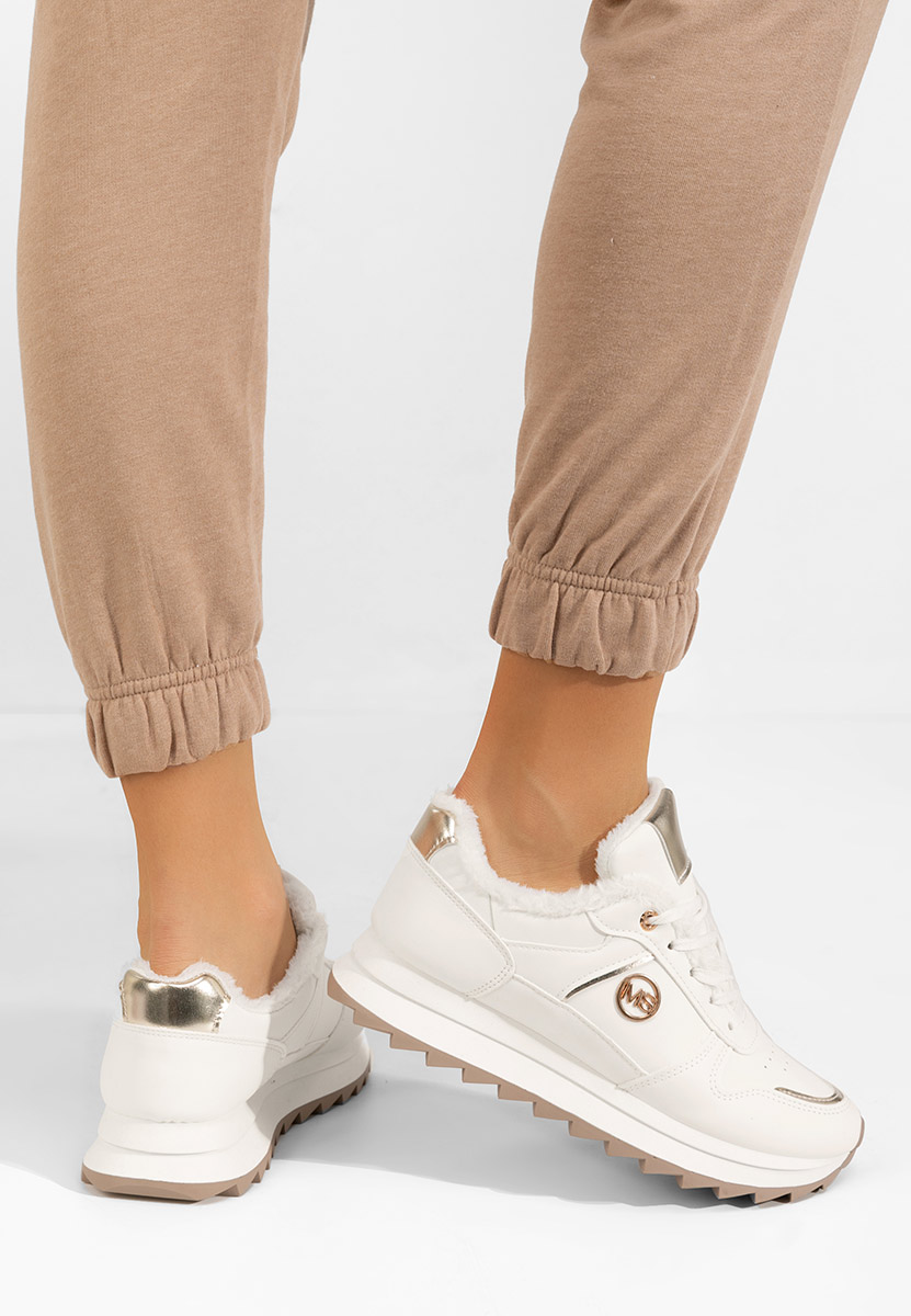 Bílé zimní tenisky dámské Carris