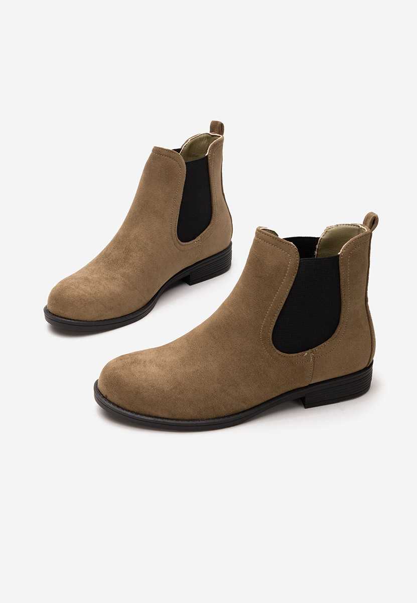 Zelené dámské kotníkové boty Zelmira