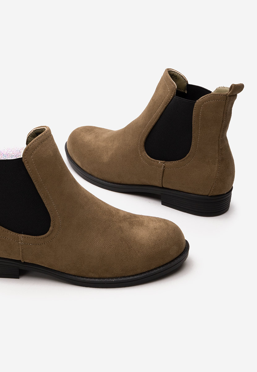 Zelené dámské kotníkové boty Zelmira