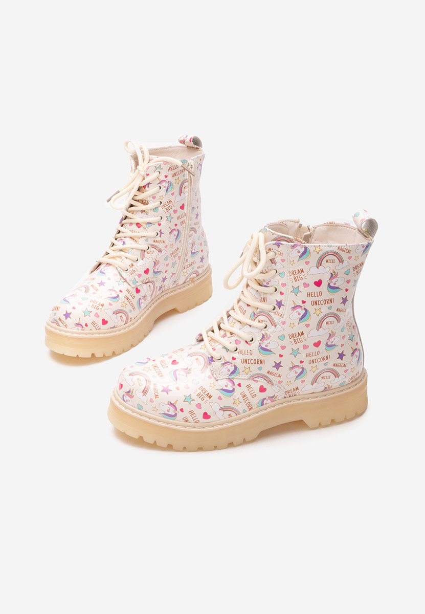 Ružové dívčí kotníkové boty Twirlly