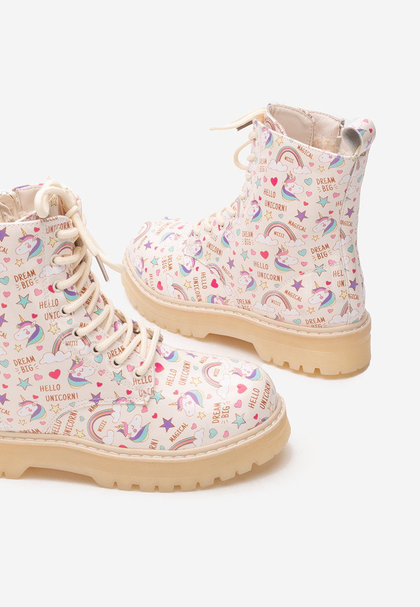 Ružové dívčí kotníkové boty Twirlly