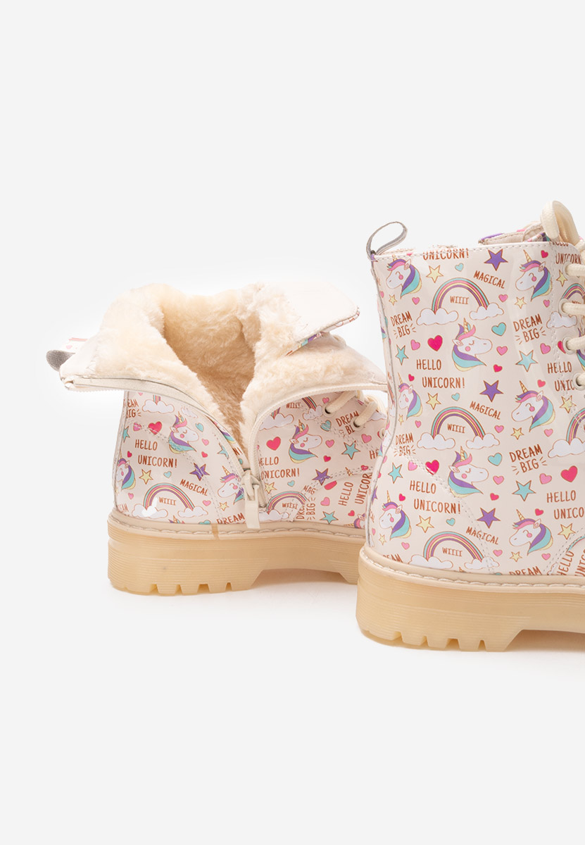 Ružové dívčí kotníkové boty Twirlly