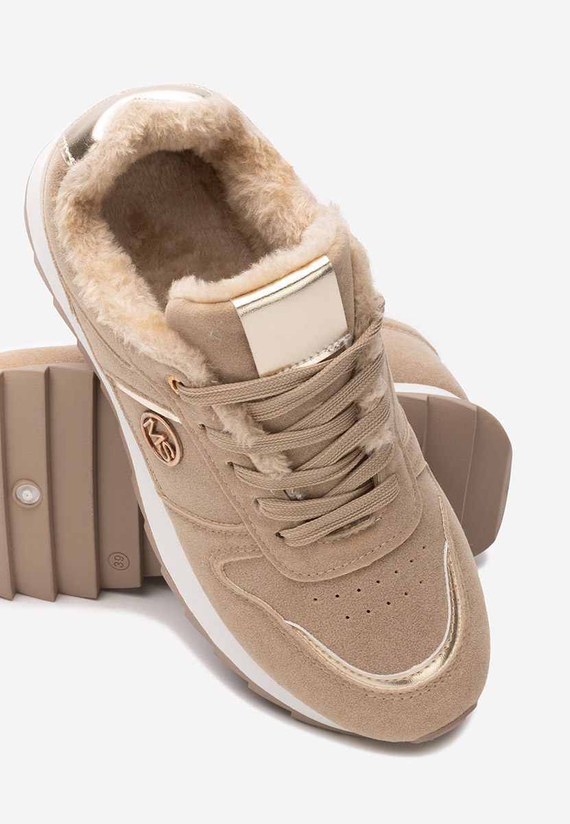 Khaki zimní tenisky dámské Carris