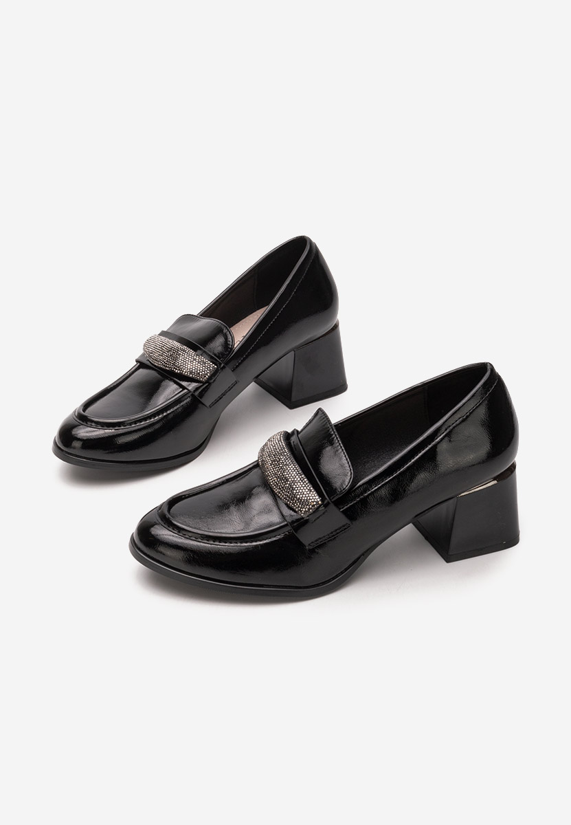 Černé loafers dámské Classy V5