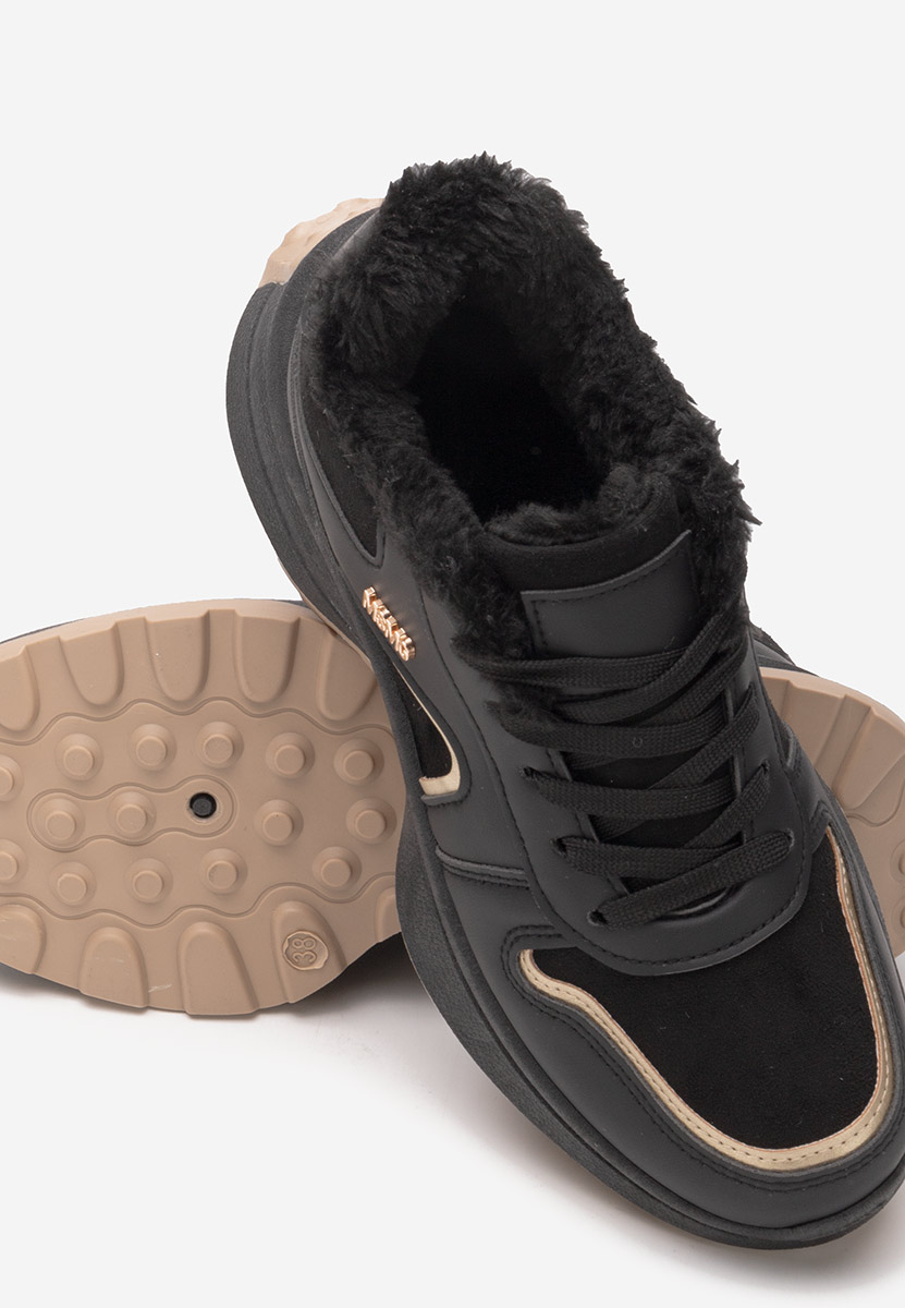 Černé zimní tenisky dámské Azaira