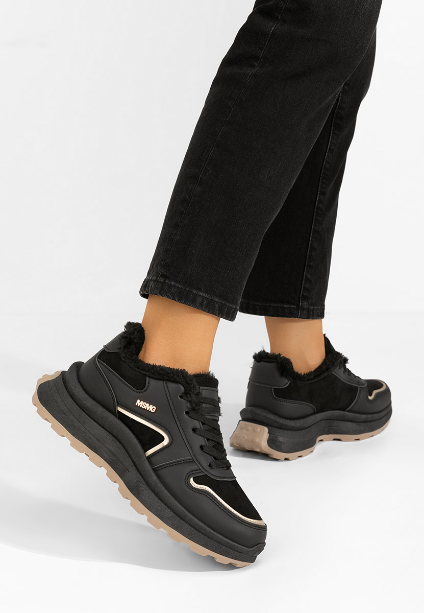 Černé zimní tenisky dámské Azaira