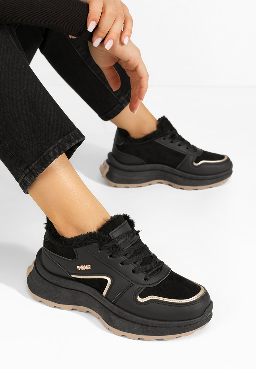 Černé zimní tenisky dámské Azaira