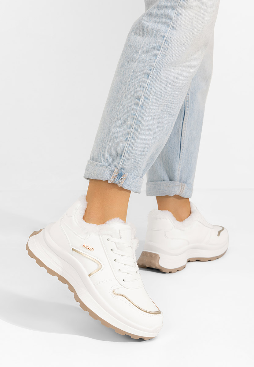 Bílé zimní tenisky dámské Azaira