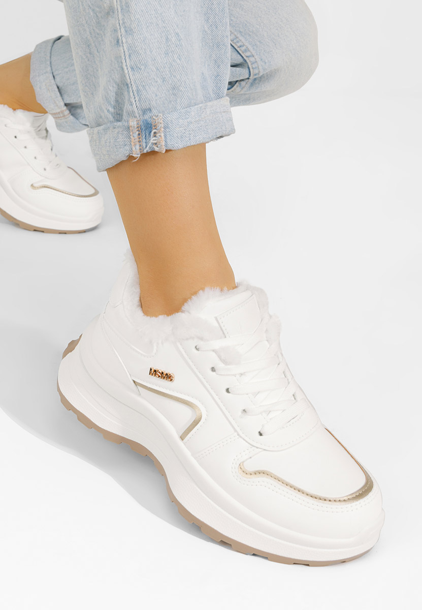 Bílé zimní tenisky dámské Azaira