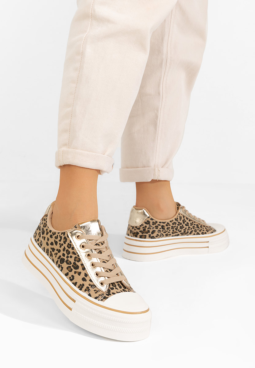 Leopardí tenisky na platformě Lorraine