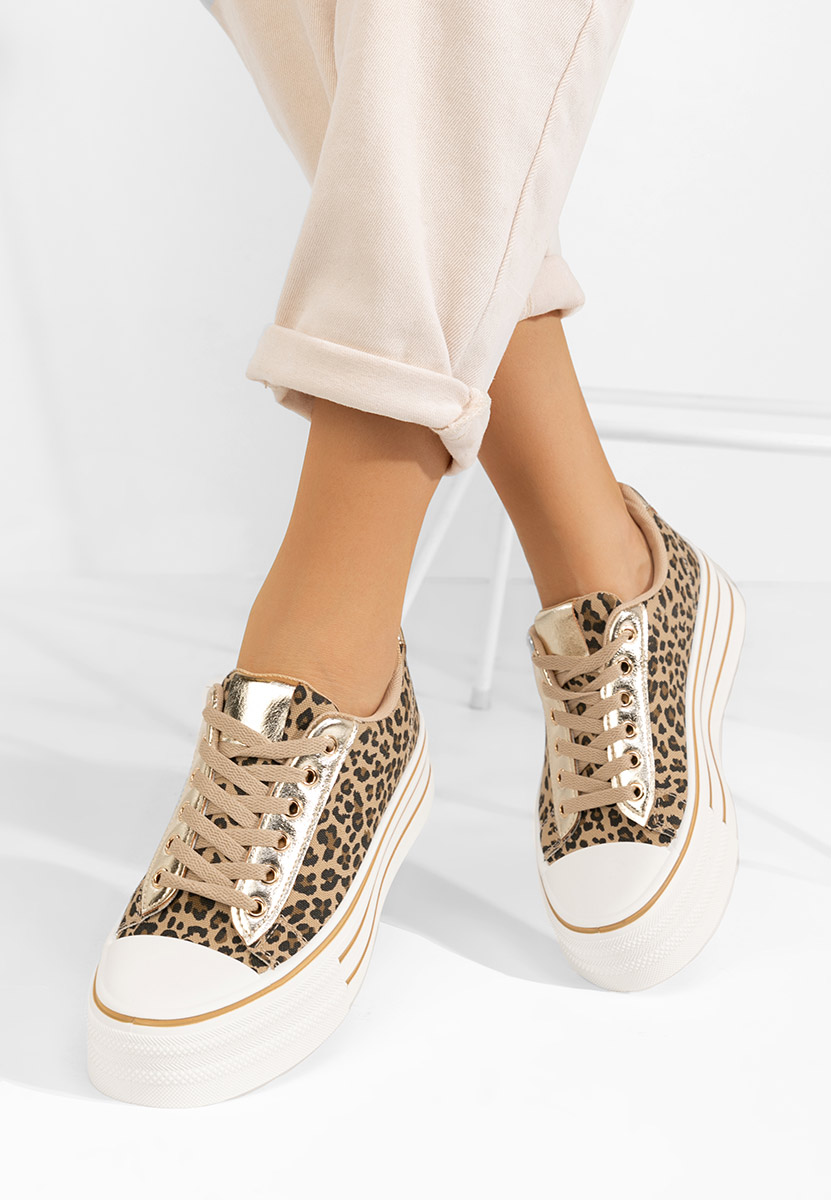 Leopardí tenisky na platformě Lorraine