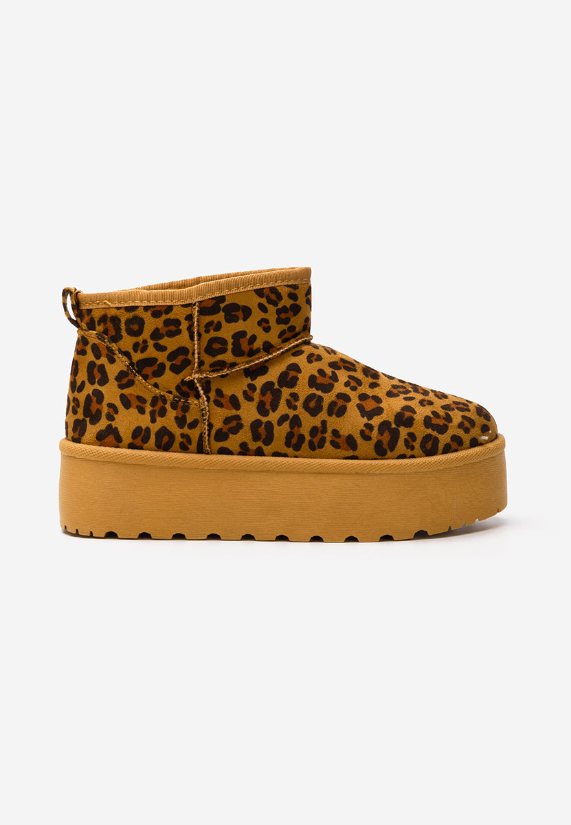 Leopardí kozačky na platformě Savieda V5