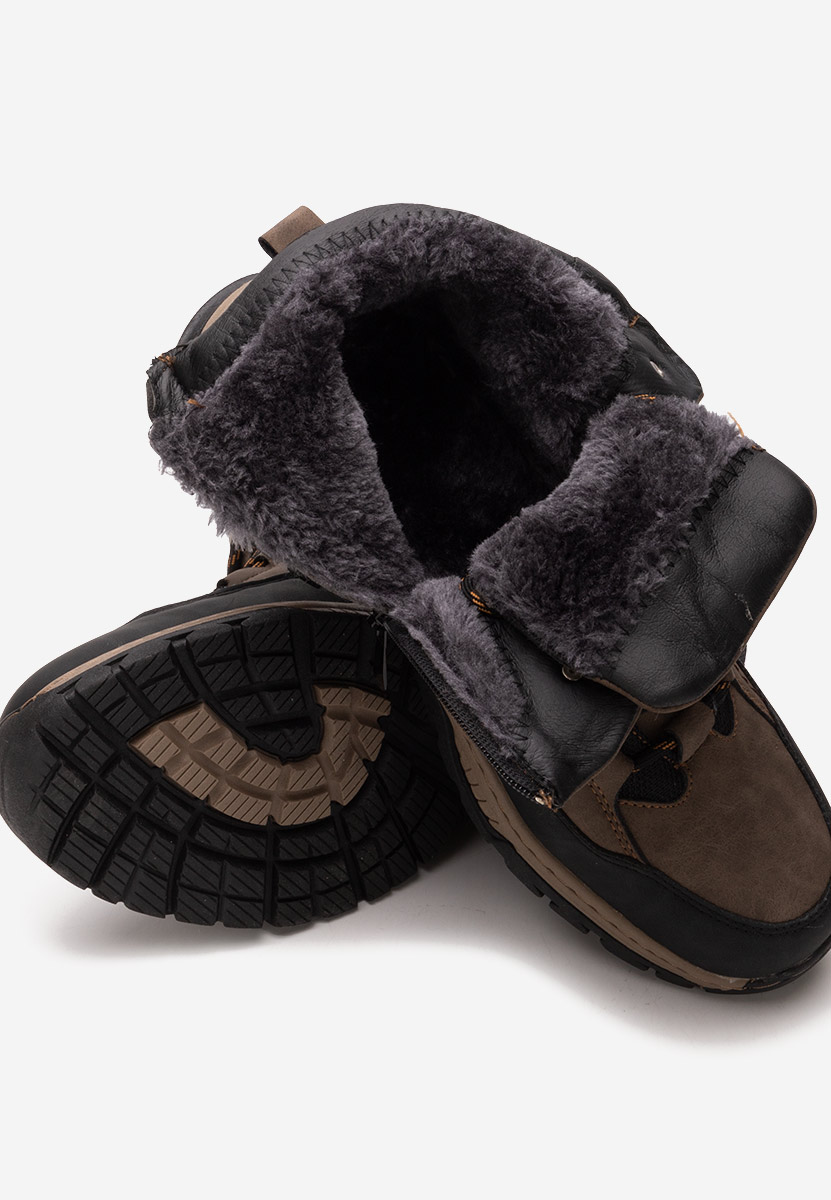 Khaki pánské kotníkové boty Brandon