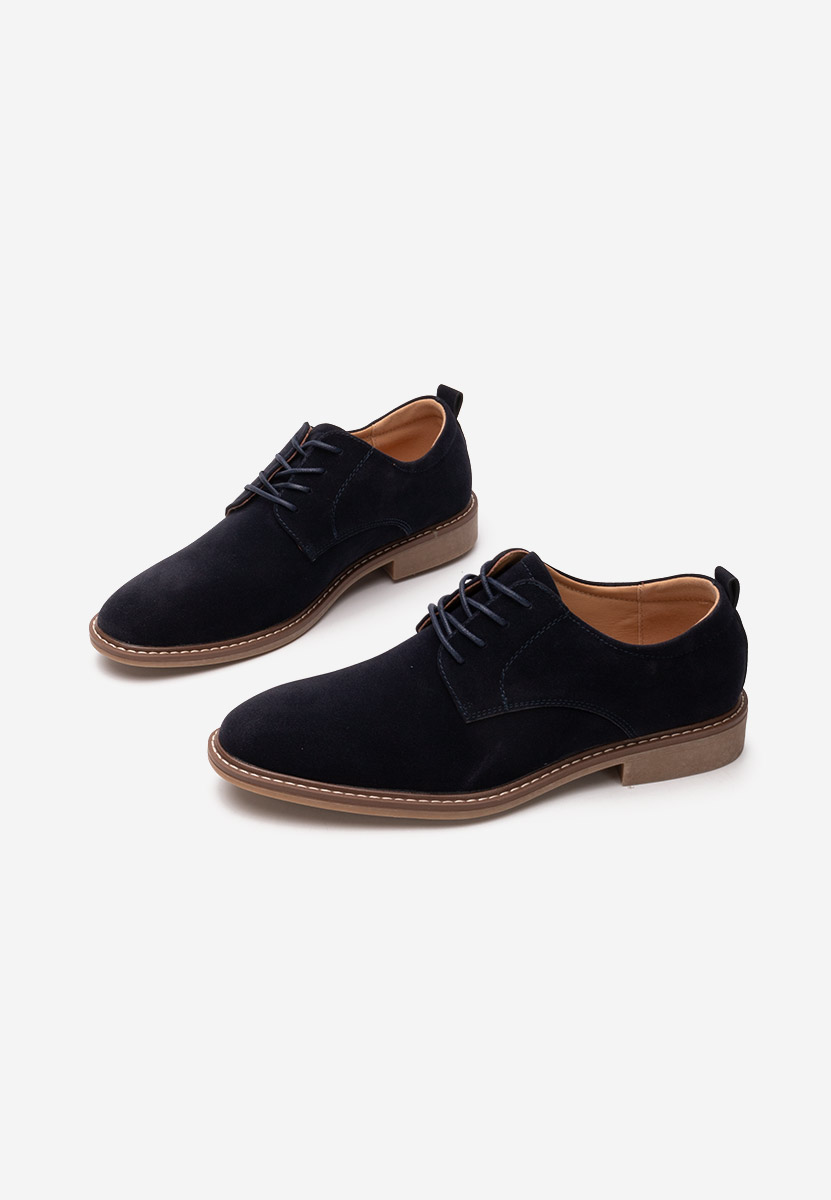 Modré pánská společenská obuv Mariann