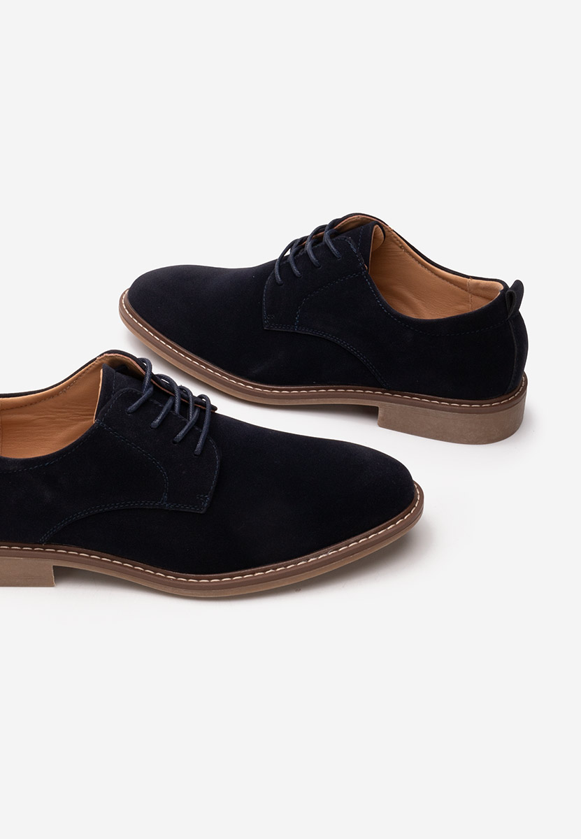 Modré pánská společenská obuv Mariann