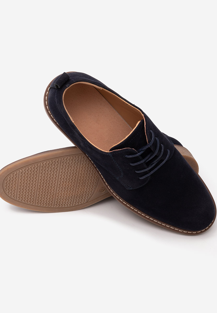 Modré pánská společenská obuv Mariann