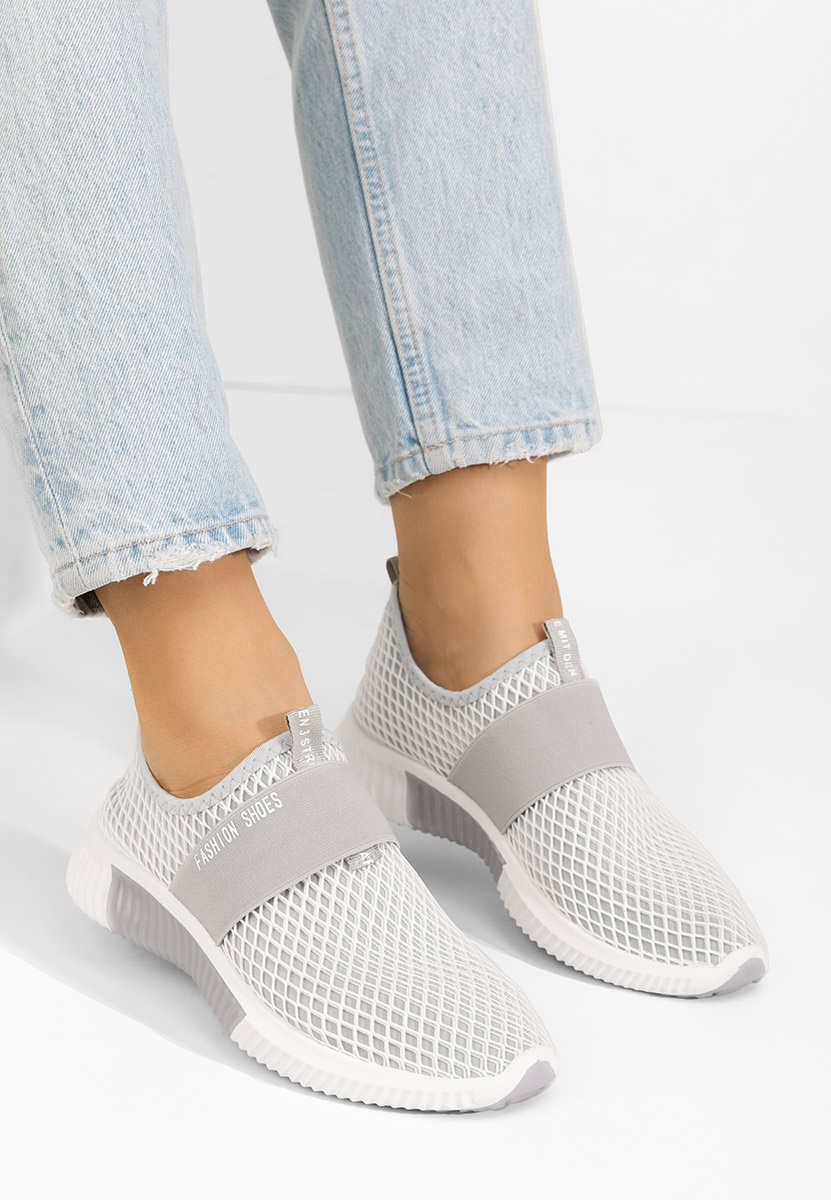 Šedé slip on tenisky Marilu