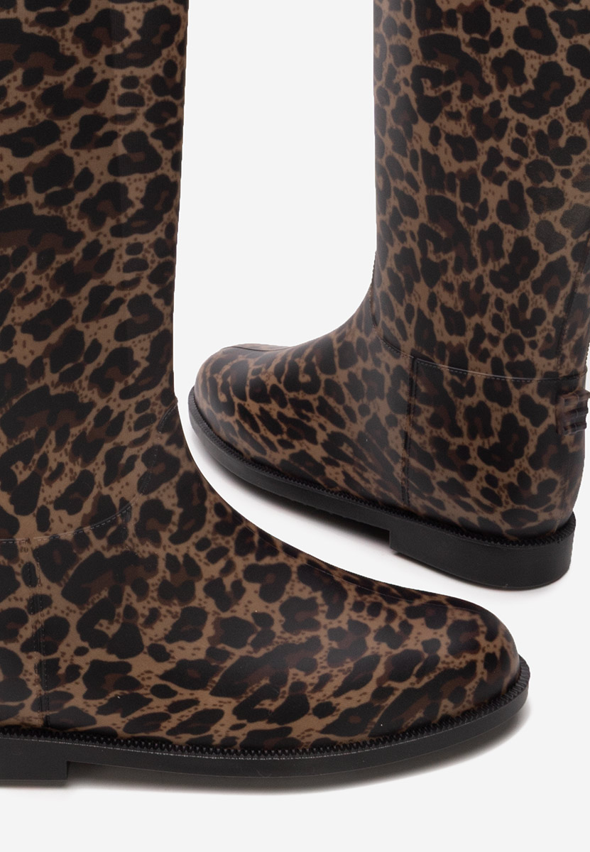 Leopardí dámske holínky Angelena