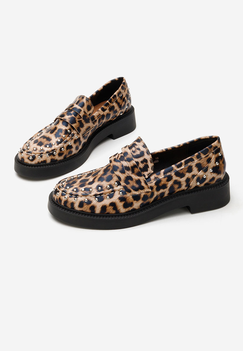 Leopardí dámské mokasíny Kristeen