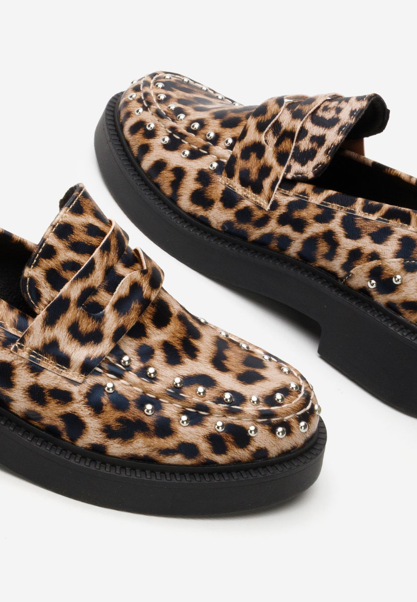 Leopardí dámské mokasíny Kristeen