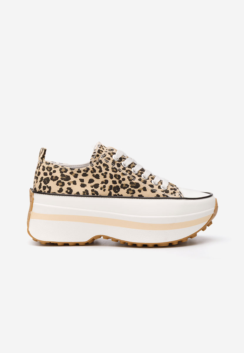 Leopardí tenisky na platformě Cathleen