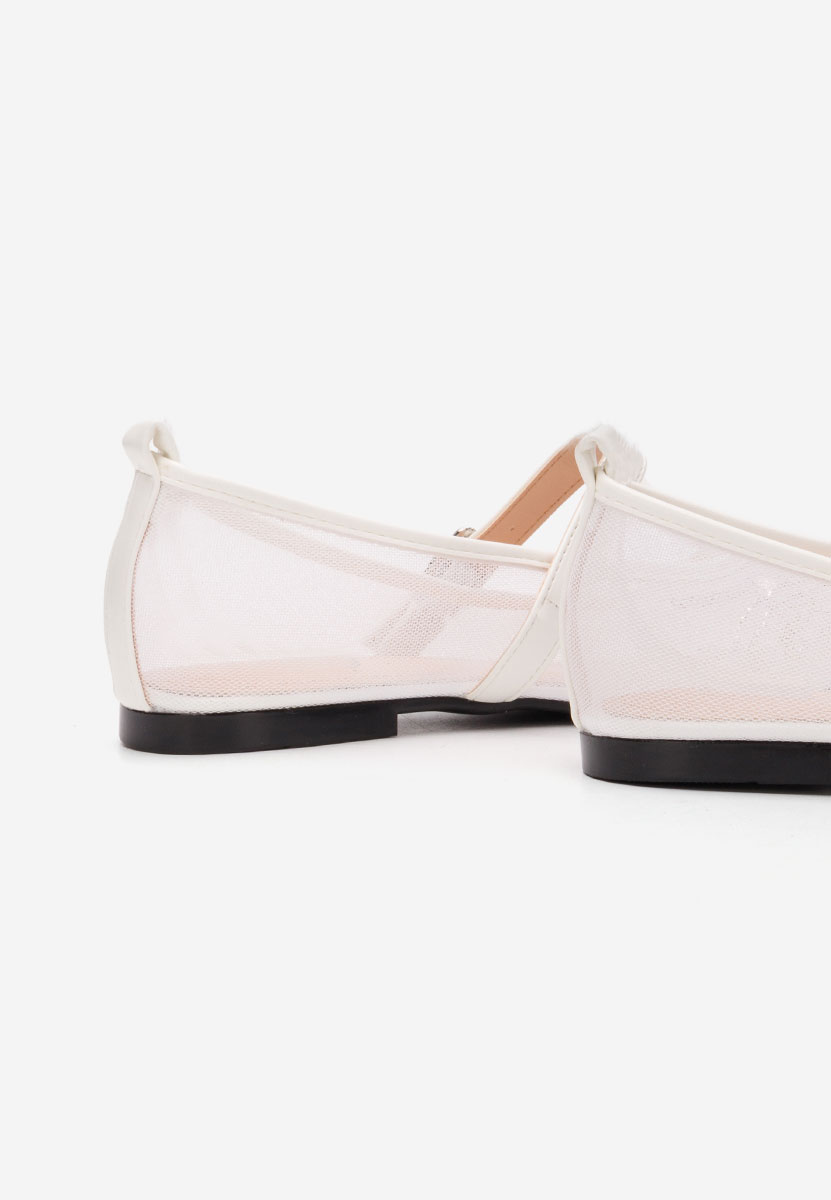 Bílé dámské baleríny Theressa