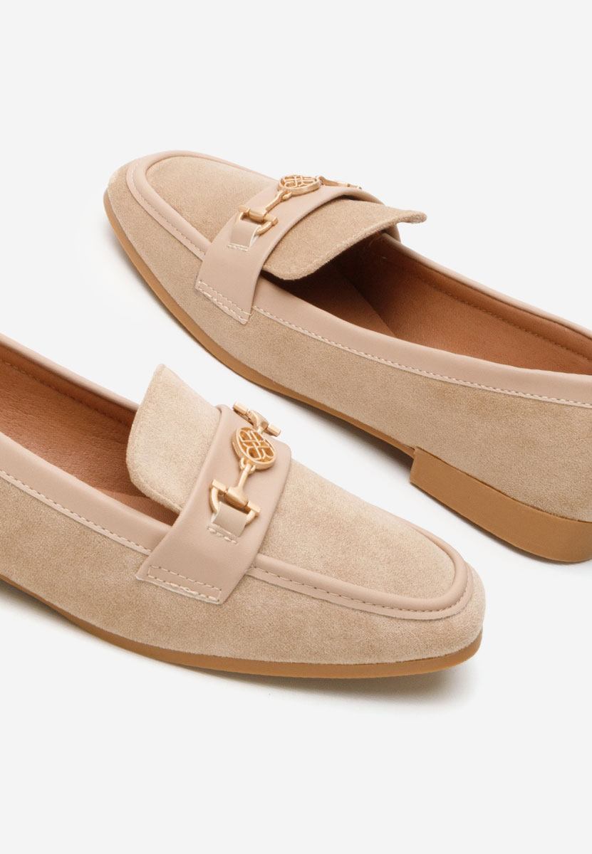 Khaki dámské mokasíny Carroll