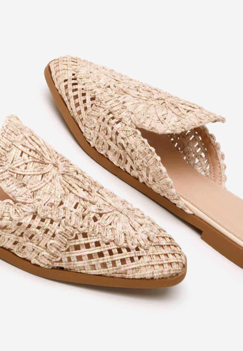 Béžové dámské dřeváky Myriam