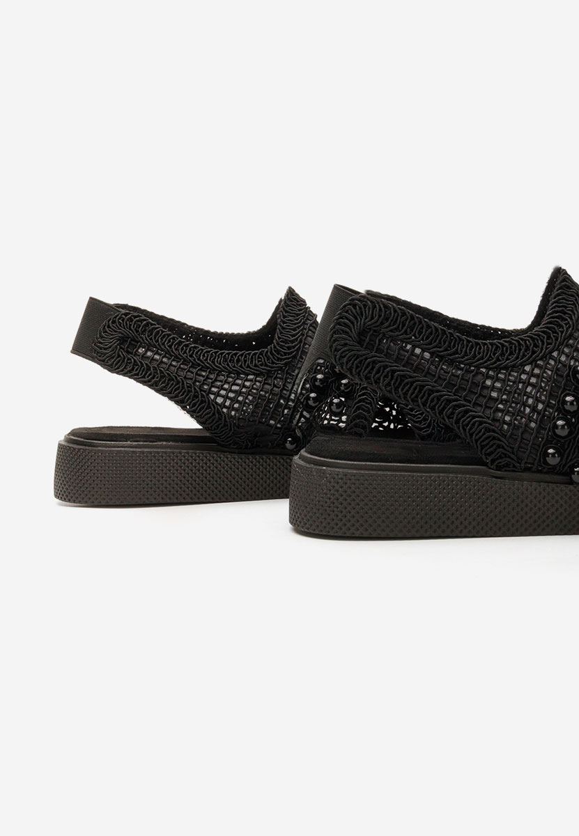 Černé dámské letní sandály Marisea