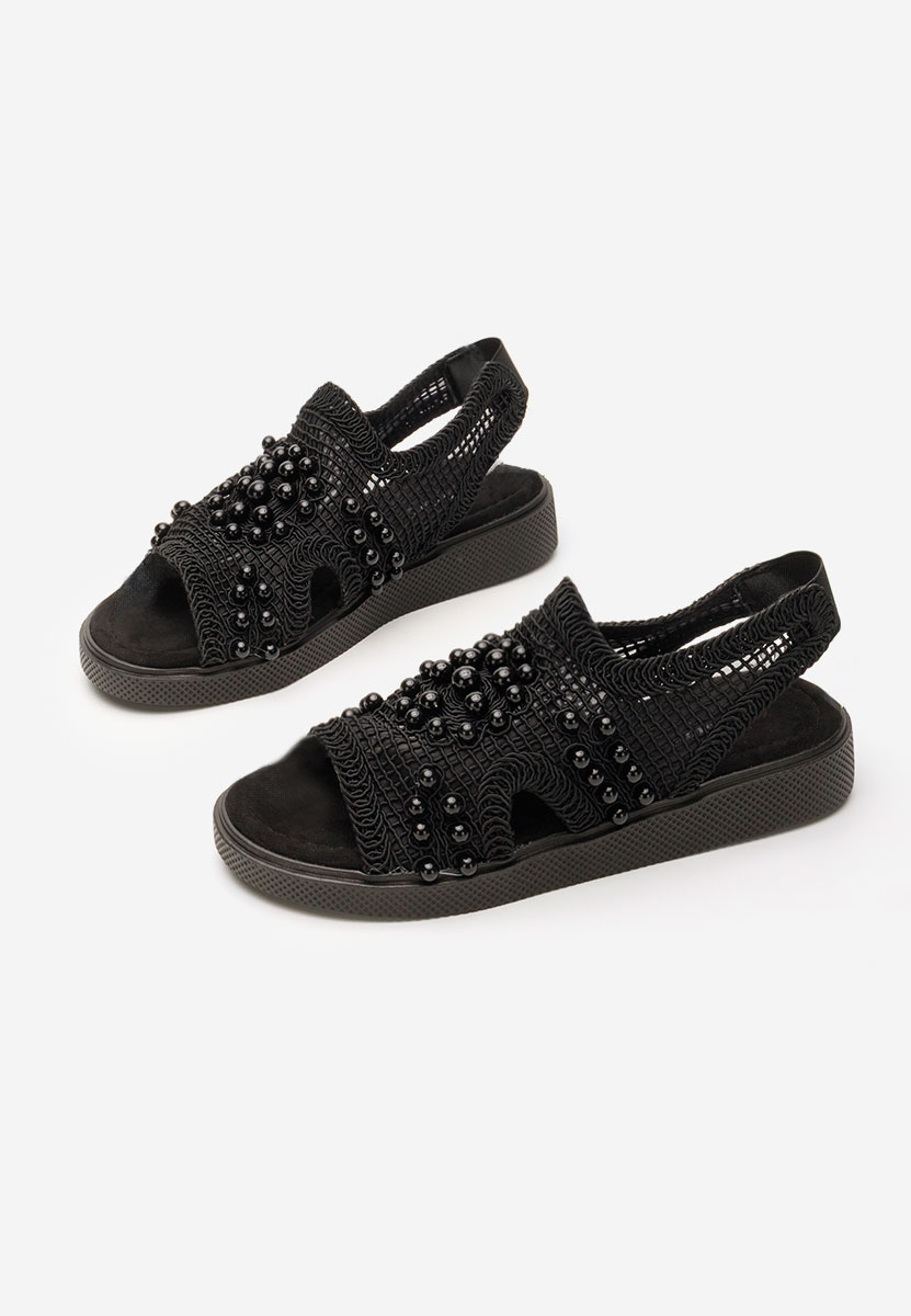 Černé dámské letní sandály Marisea